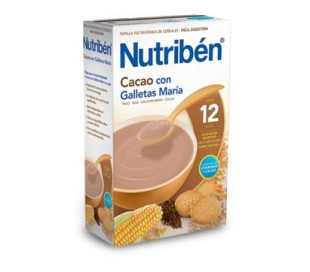 Papillas de Cacao con Galletas Maria +12 m 600 g
