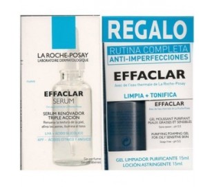 Effaclar Sérum 30 ml + REGALO GEL LIMPIADOR 15 ML Y TONICO 15 ML