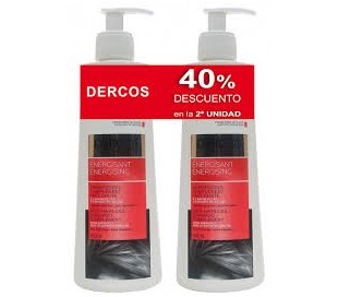 DUPLO Champu Dercos Estimulante 2x400 ml