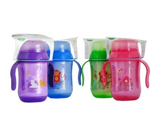 Taza educativa Boquilla Blanda +9 m 270 ml