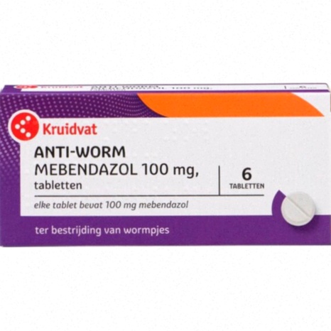 Mebendazol genérico 100 mg