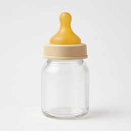 Biberón NUK FC cristal Látex, 120 ml
