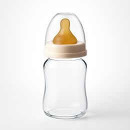 Biberón Nuk FC Cristal Látex, 240 ml