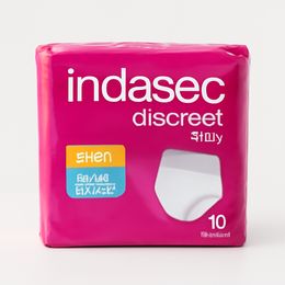 Indasec Discreet Pant Súper Talla Grande, 10 Unidades