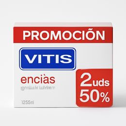 Promoción Vitis Encías Pasta Dentifrica, 150 ml 2 Uds 50%