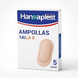 Hansaplast Ampollas Talla G, 5 Unidades
