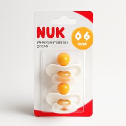 Nuk Chupete Dia Classic Látex T-1, 2 Unidades